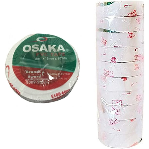 Packet Osaka PVC Tape Roll for Tennis Ball White